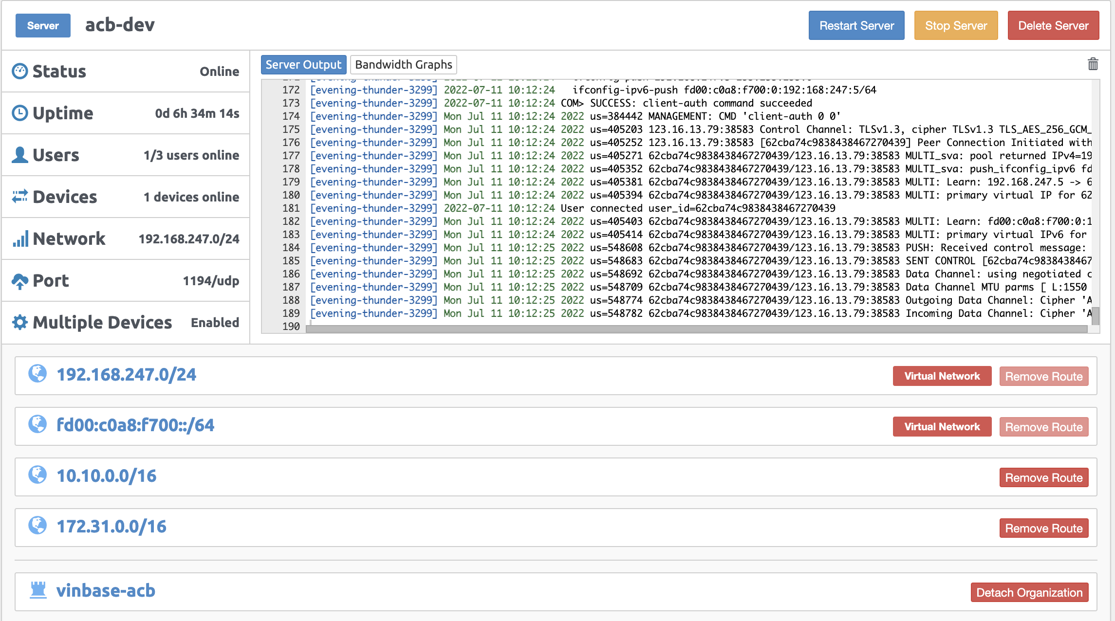 Config server